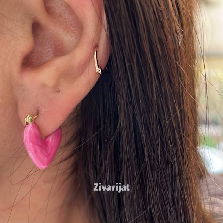 لیست قیمت و خرید اینترنتی انواع گوشواره قلبی استیل و فشن ترند ۲۰۲۵