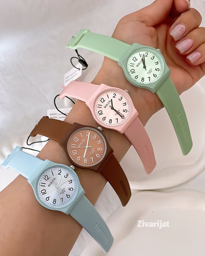 لیست قیمت ساعت مچی سیلیکونی دخترانه هدیه روز دختر