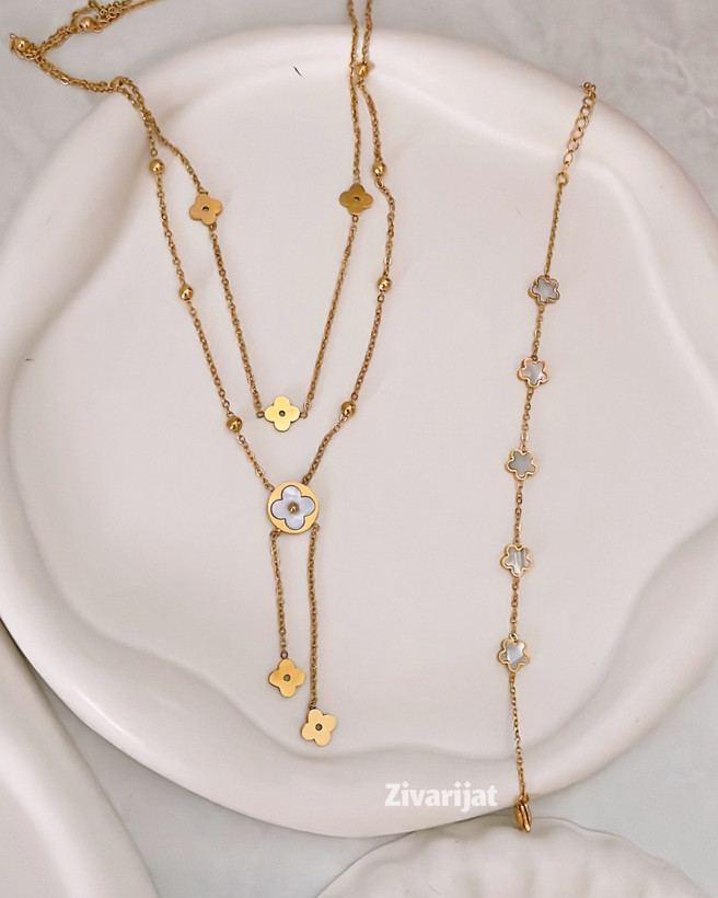 لیست قیمت دستبند و گردنبند ونکلیف استیل ترند ۲۰۲۵