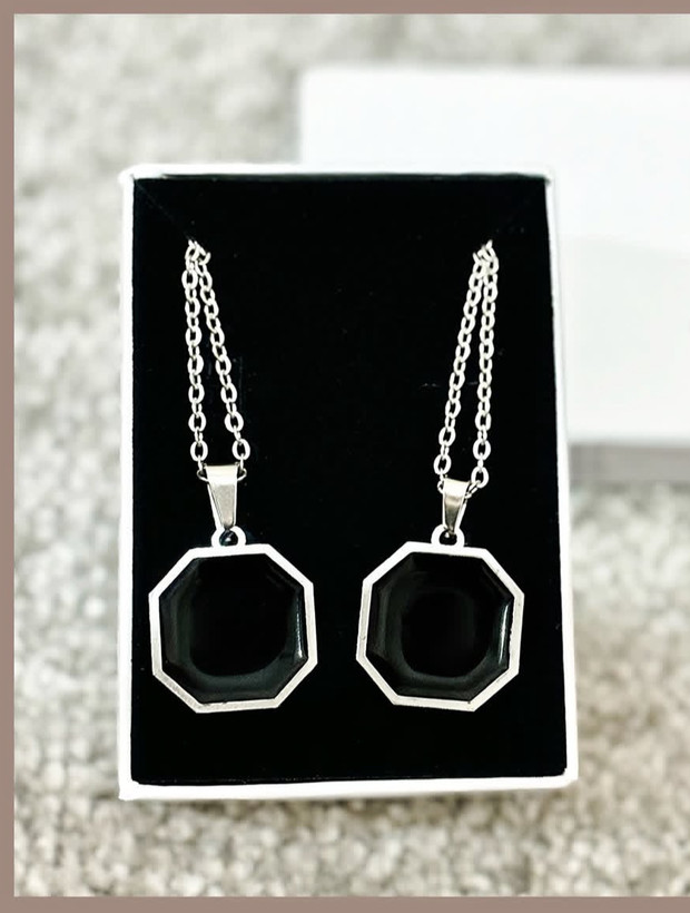 خرید انلاین گردنبند چهره حرارتی کادو رمزی ولنتاین