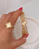 خرید و قیمت دستبند و انگشتر طلا مدل آلبرنادو در شیراز