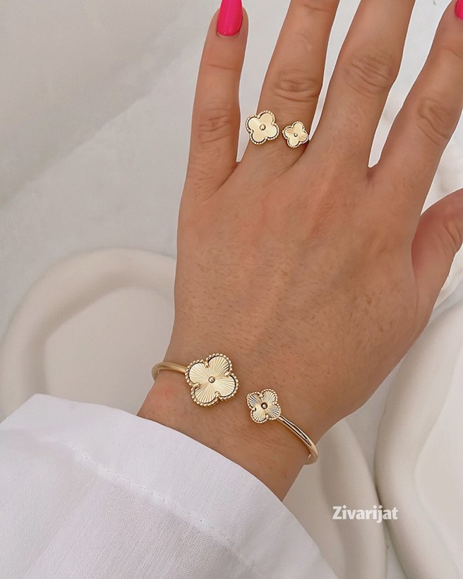 خرید و قیمت ست بنگل و انگشتر استیل وارداتی قیمت مناسب