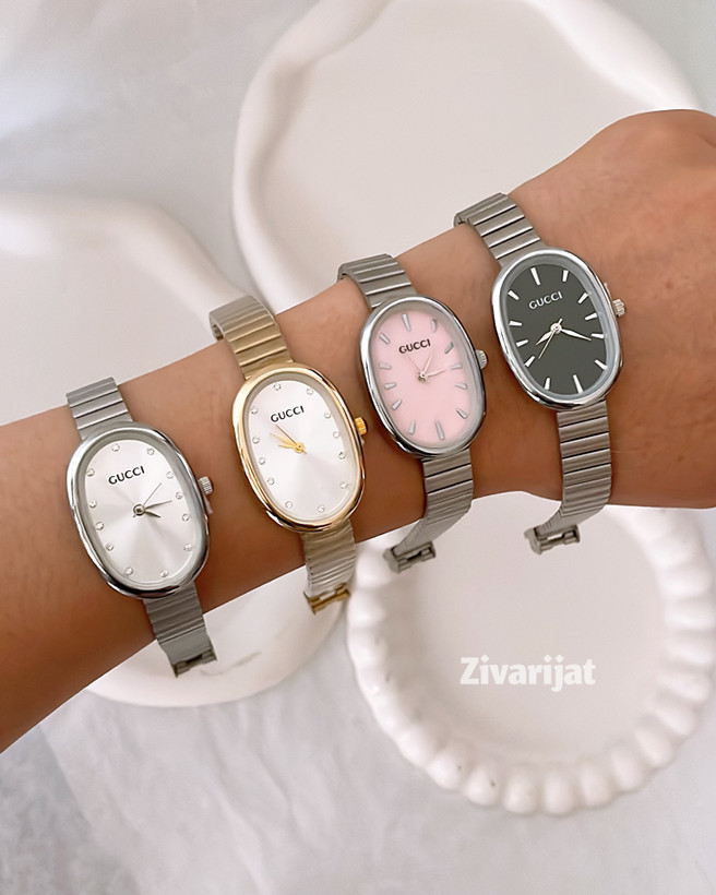 لیست قیمت ساعت گوچی دخترانه استیل صورتی و طلایی