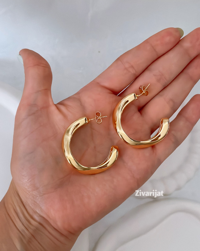 خرید انلاین گوشواره فشن طلایی شیراز ارسال فوری