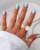 انواع انگشتر آبکاری نقره زنانه ترند پاییز ۲۰۲۵