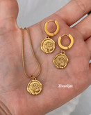 ست گل رز مشتبه طلا بدلیجات شیراز