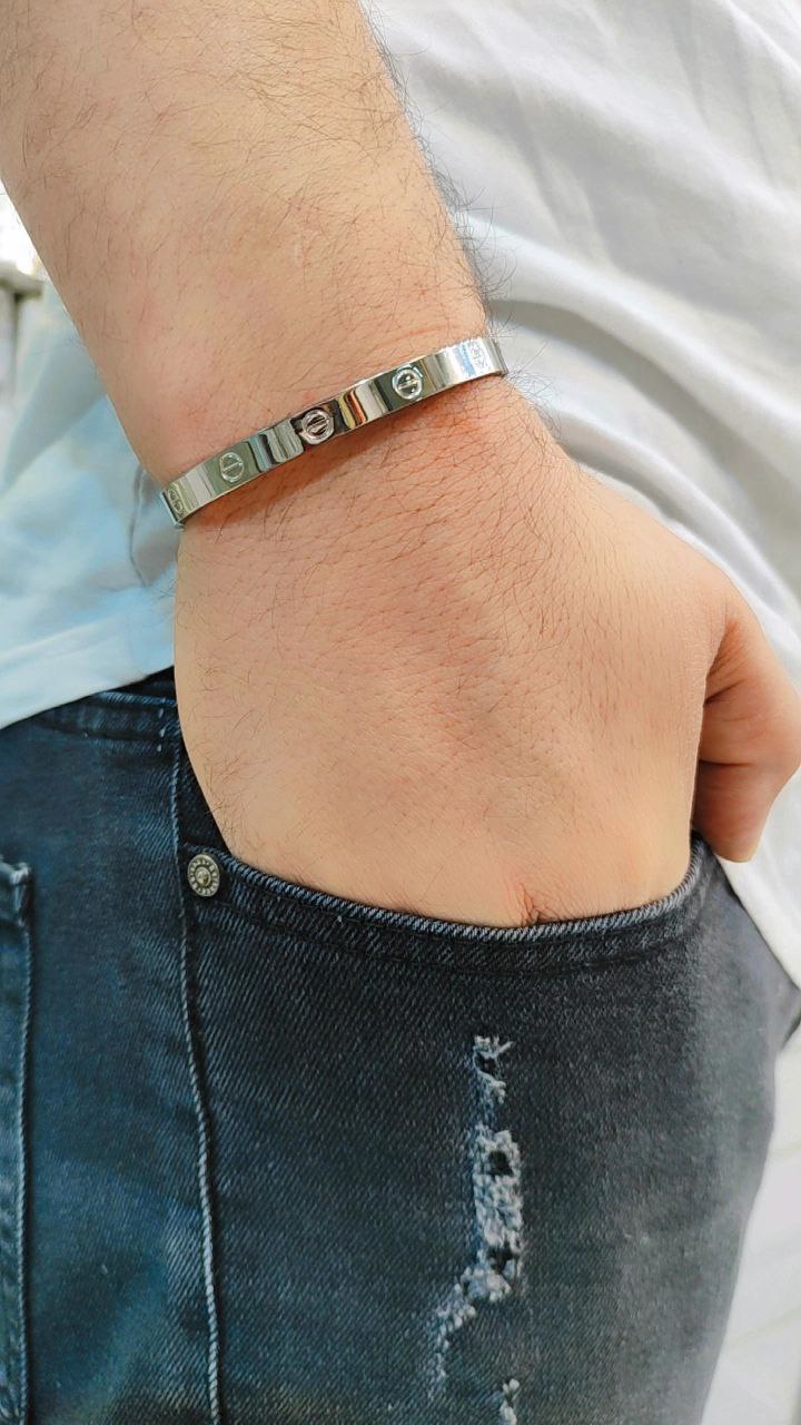 لیست قیمت بنگل و دستبند استیل مردانه ترند ۱۴۰۴