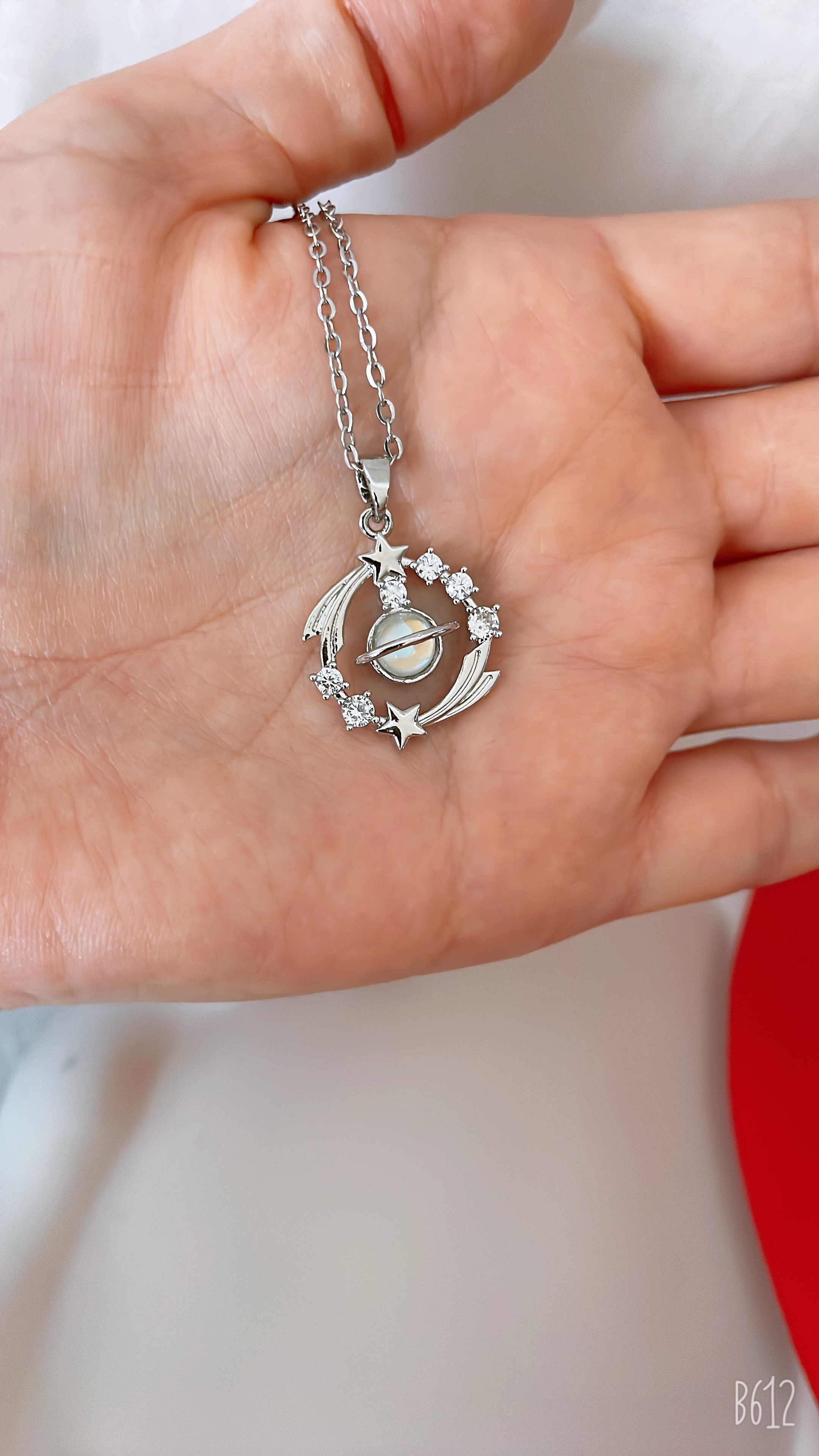 خرید و قیمت گردنبند کهکشانی ماه و ستاره ارسال فوری با پیک