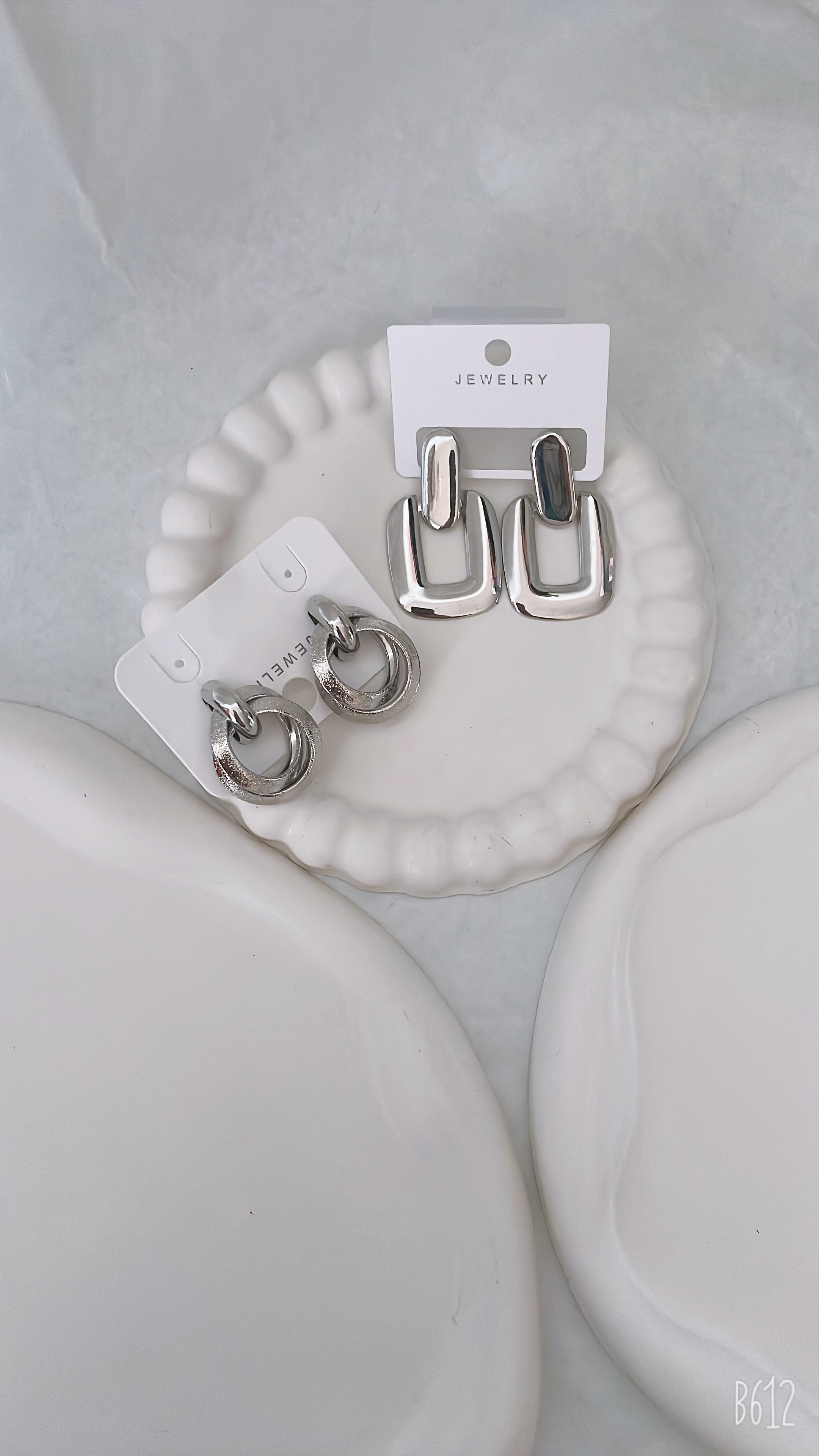 گوشواره فشن زارا نقره‌ای