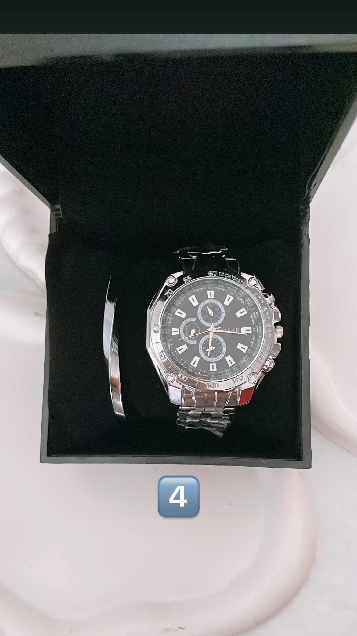 خرید انلاین ساعت و بنگل مردانه کادو ولنتاین مردانه