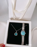 خرید و قیمت باکس ساعت و دستبند دخترانه کادو ولنتاین