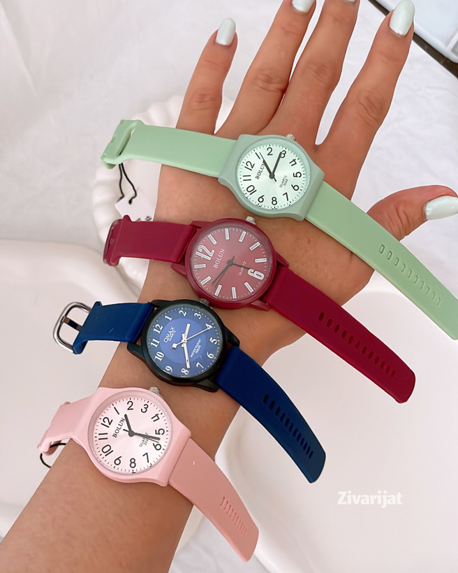 خرید و قیمت ساعت رنگی پاستیلی دخترانه شیراز ارسال فوری