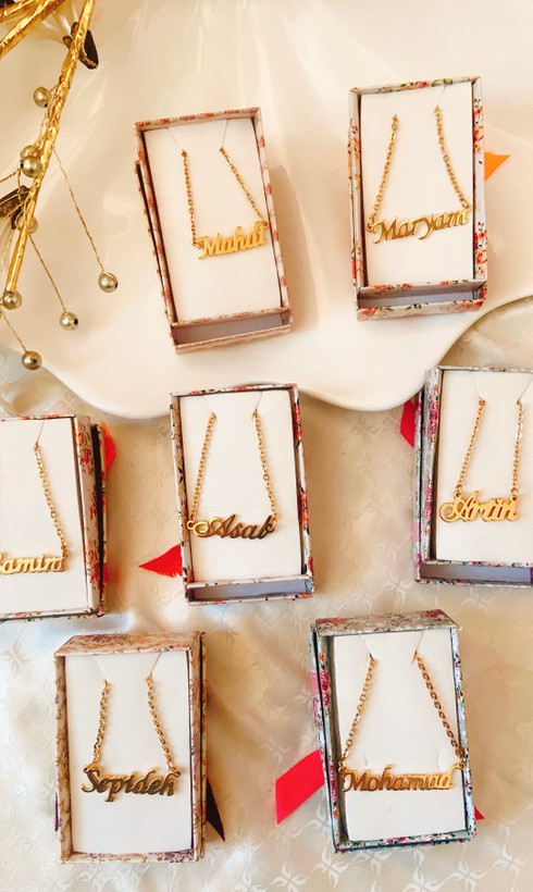 گردنبند اسم آتنا و مهدی و گردنبند اسم پارسا و آرتین