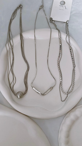 خرید و قیمت گردنبند آبکاری نقره ترند ۲۰۲۶