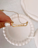 خرید انلاین گردنبند اسم استیل سفارشی ترند ۱۴۰۴