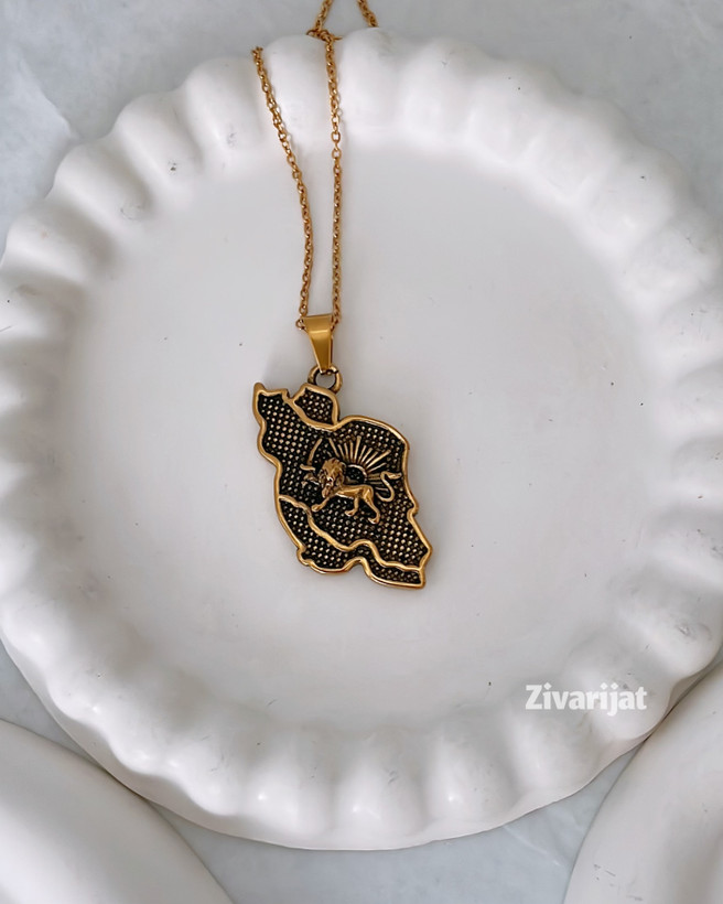 لیست قیمت گردنبند شیروخورشید استیل