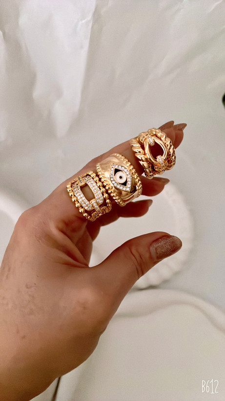 خرید و قیمت انگشتر پورتفینو طلایی ترند ۲۰۲۶